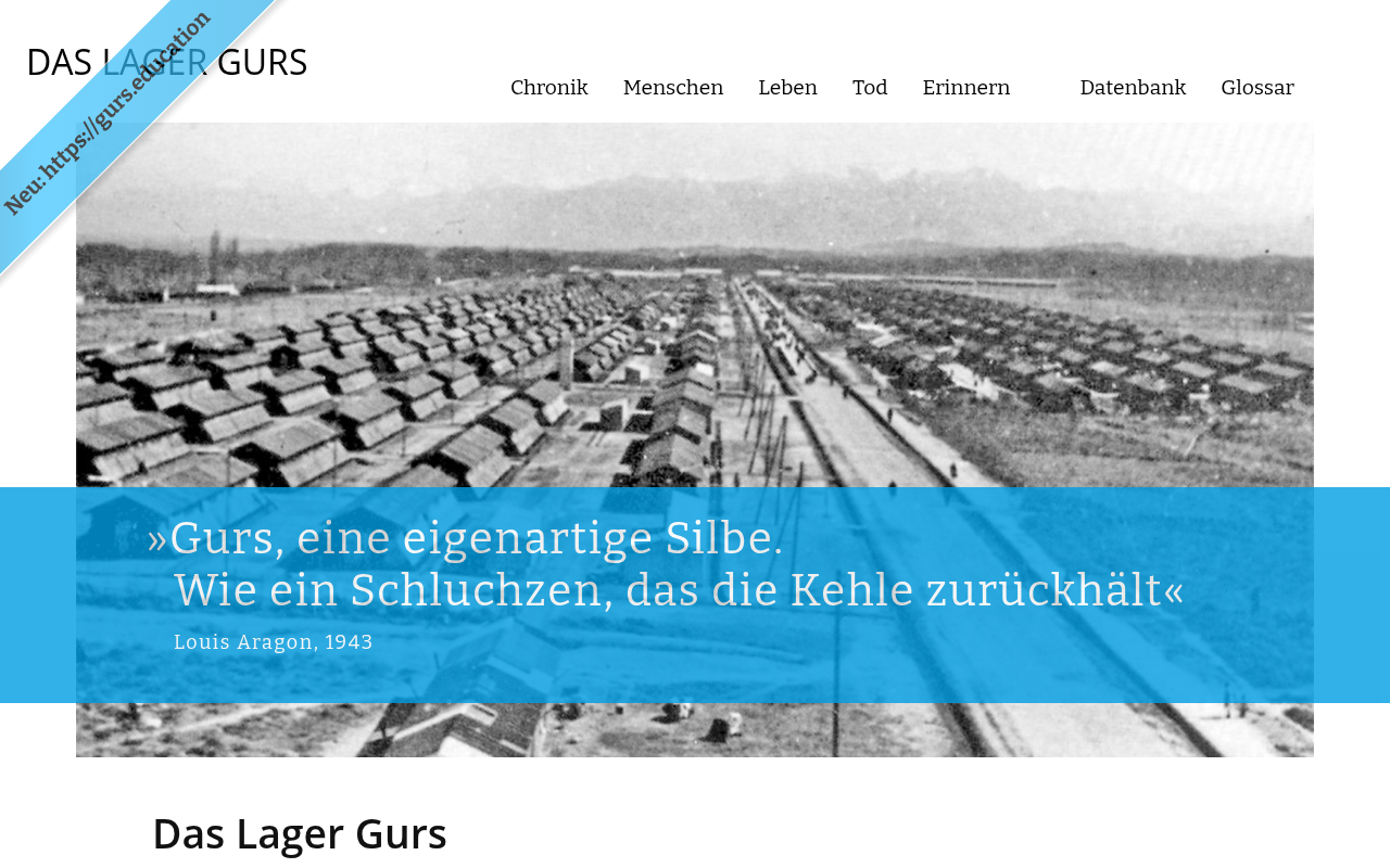 Das Lager Gurs – Desktop-Ansicht