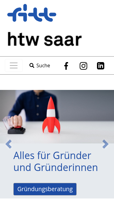FITT gGmbH – Mobile-Ansicht