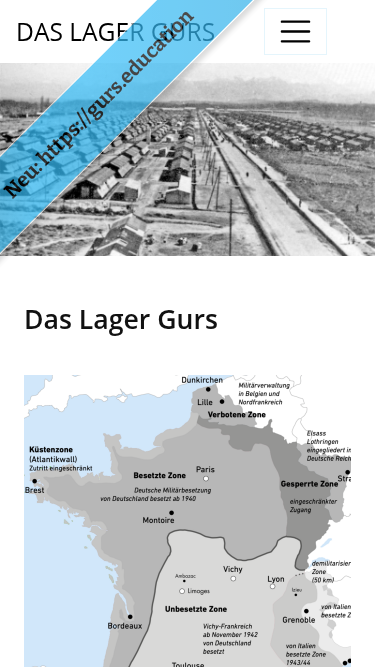 Das Lager Gurs – Mobile-Ansicht