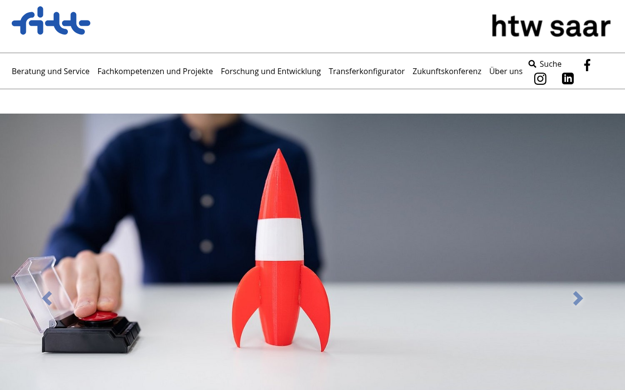 FITT gGmbH – Desktop-Ansicht